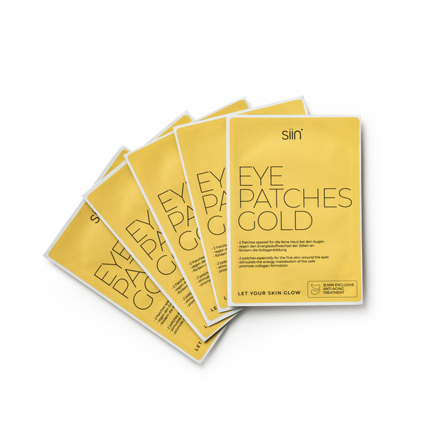 EYE PATCHES GOLD. Speziell für die Augenpartie, 5 Stück in einer Box.