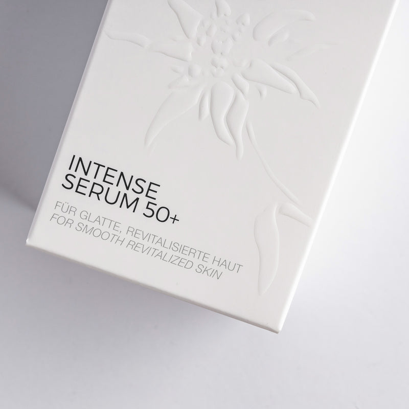 Strengthens the connective tissue. Intense Serum 50+, 30 ml