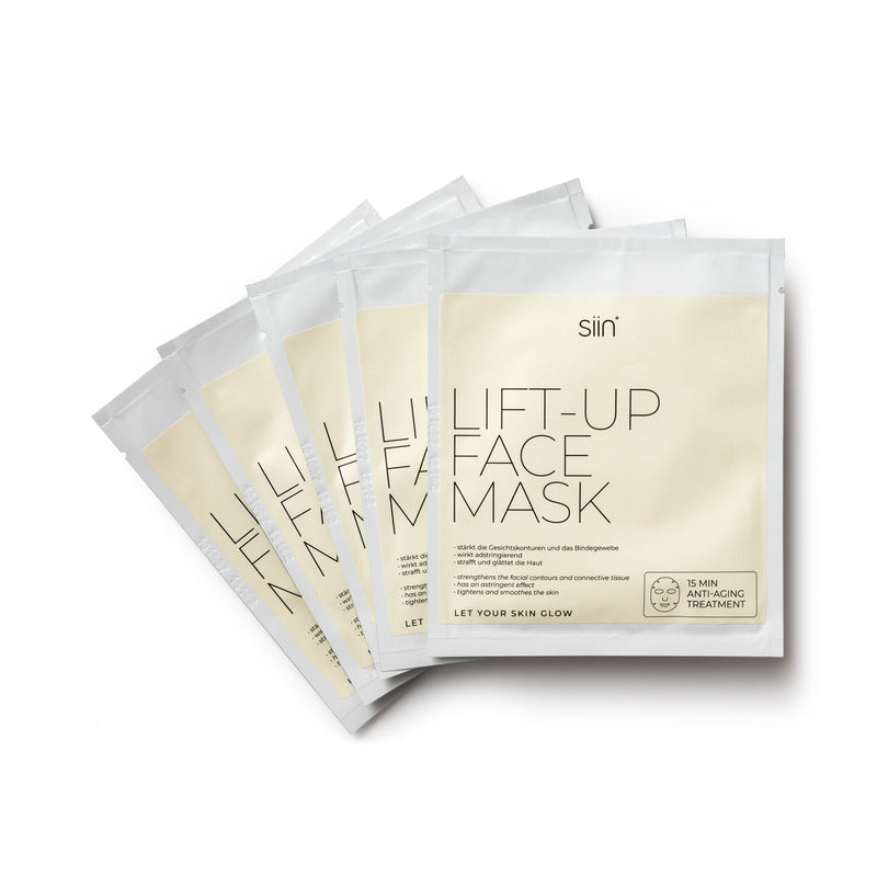 FACE MASK LIFT-UP. Stärkt die Gesichtskonturen. 5 Stück in der Box.